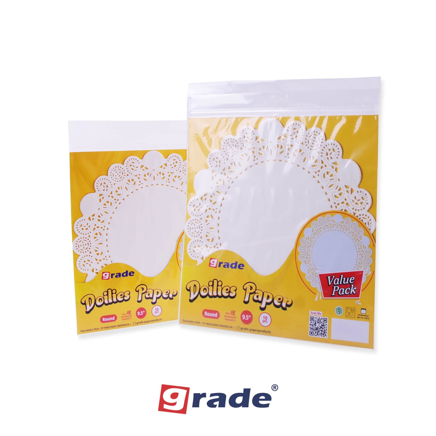 Retail Value Pack Doilies Round