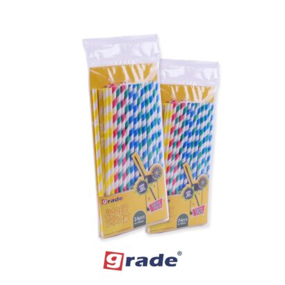 Retail Value Pack Color Paper Straw