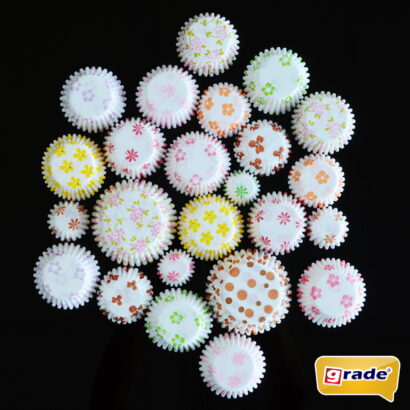 Floral Baking Cups