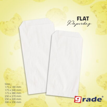 White Flat Paper Bag