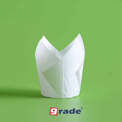 White Tulip Muffin Cup